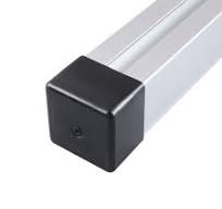 40 x Solar Rail End Caps PV Profile 40 x 40 mm Black Rail ...