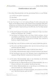 abzahlverfahren und mehr 1652 mathe abitur mathe unterrichten geschichte schule