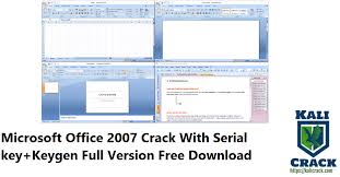 You won't have to pay a penny for the trial, but if you keep using the software after a. Microsoft Office 2007 Crack With Product Key Free Download 2022
