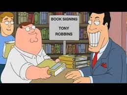 Tony robbins eating peter at a book signing. Family Guy Tony Robbins Hungry S3ep22 Youtube