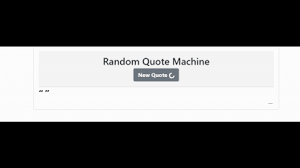 Thanks for contributing an answer to stack overflow! Freecodecamp Random Quote Machine Portfolium