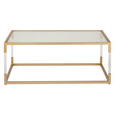 If you are looking for a daring and classic piece to add to your living room, this mixed material coffee table is the accent item to take your home to a new level. Metal And Glass Coffee Table Gold Olivia May Target