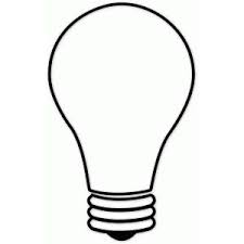 Silhouette Design Store Outlined Lightbulb Silhouette Design Light Bulb Drawing Vintage Edison Lamp