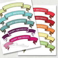 Happy birthday cake banner fabric cake bunting with inscription happy birthdaycake topper. Birthday Cake Decorations Free Printable Bts Cake Topper Printable Novocom Top