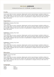 classical free cv templates