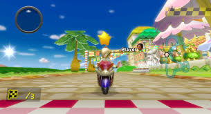 She can be unlocked by having a save file . Bikini Rosalina Mario Kart Wii Mods