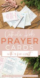 Maybe you would like to learn more about one of these? Catholic Kids Prayer Cards Love Messiness