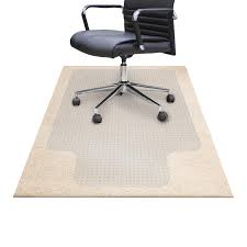 Our chair mats are transparent, which allows the color and design of your floor to show through. Chair Mats For Carpeted Floors Shatter Proof Carpet Protector For Desk Chair Eco Friendly Low Medium Pile Office Chair Mat For Carpet Clear 36 X 48 With Lip Buy Online In