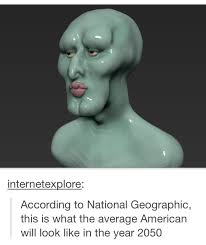 According To National Geographic We Are Going To Become Squidward Humor Tumblr Funny I Laughed