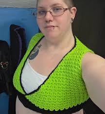 Adults Only: Crocheting and Knitting.