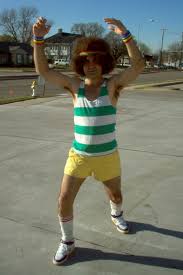 She continues to teach jazzercise classes and has updated the program over the decades to incorporate new movements and keep things fresh. Richard Simmons Costume Richard Simmons 80s Outfit 80s Richard Simmons Workout Attire 80s Richard Simmons Wrist Head Sweatbands 80s Mens Workout Attire Dallas Vintage Clothing Costume Shop
