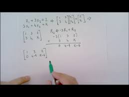 Choose H And K Such That The System Has A No Solution B A Unique Solution Youtube