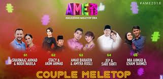 Anugerah meletop era merupakan anugerah yang dipilih oleh para peminat untuk mengiktiraf selebriti terkemuka dan bakat dalam industri hiburan. Senarai Penuh Pemenang Anugerah Meletop Era 2018 Ame2018