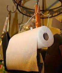 Snip off the excess hanger from the hooks on the short and long ends. Build A Paper Towel Holder From An Old Wire Coat Hanger Diy Paper Towel Holder Wire Coat Hangers Paper Towel Holder