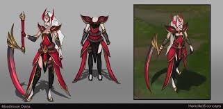 Dragonslayer diana vs blood moon diana epic skins comparison league of legends this video the new blood moon diana skin is amazing, but is she rivaling ap aatrox, the one shot god? Star Guardians Never Die Lol Skin Concepts Blood Moon Diana
