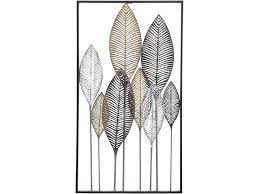 Metal wall art home decor. Leaves Metal Wall Art Exotic Leaf Metal Wall Decor