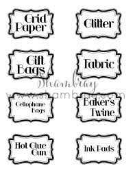 I'm pretty much obsessed with them and can't wait to use them in my own pantry. Craft Room Organization Labels Craft Supply Labels Organizing Labels Craft Room Organization