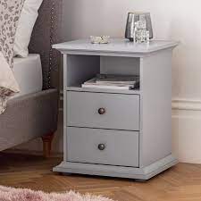 Modern bedside table cabinet with 3 drawers nightstand bedroom furniture white. Buy Habitat Heathland 2 Drawer Bedside Table Grey Bedside Tables Argos Bedside Table Grey Bedroom Furniture Inspiration Bedside Cabinet