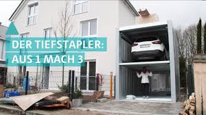 Des weiteren können die unkosten durch eigenleistung reduziert werden. Platzsparende Parksysteme Geniale Garage Bauen Wohnen Youtube