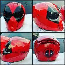 Deadpool Hemet For Motorcycle Approved Dot Custom Motorcycle Helmets Custom Helmets Motorcycle Helmets