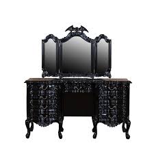 Desmodus Vanity Black Gothic Vanity Furniture Darkissed Gothic Furniture Australia Decor Rococo Furniture Gothic Home Decor