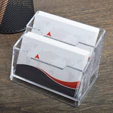 Vector blank id (identification card ) badge. Dahsha Premium Business Card Holder 2 Tiers Acrylic Visiting Card Holder Stand Organizer Clear Card Holder Display For Office Buy Online In Aruba At Aruba Desertcart Com Productid 224206687