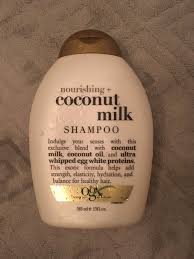 Use plain coconut milk for hair mask treatments to promote growth. Ogx Organix Nourishing Coconut Milk Hair Shampoo Inci Beauty