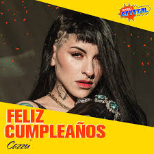 🎉🎶 ¡Hoy celebramos el cumpleaños de una reina del trap y el pop urbano!  🎂✨ ¡Feliz cumpleaños, Cazzu! 💖 Tu estilo único y tus canciones nos  inspiran a seguir moviéndonos al ritmo