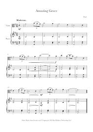 Sheetmusic2print.com's complete catalog of sheet music chosen and edited especially for beginners on the viola! Amazing Grace Sheet Music For Viola 8notes Com