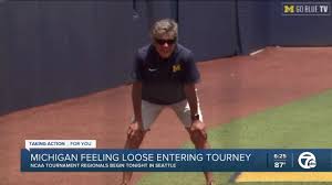 Its cover athlete is former university of michigan the 1999 installment of ea sports college football game. Michigan Feeling Loose Entering Ncaa Softball Tournament