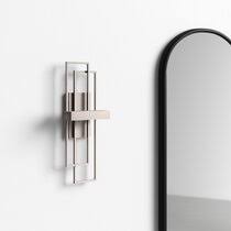 How to place your bathroom sconces. Modern Brushed Nickel Wall Sconces Allmodern