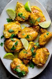 Yogurt Curry Chicken Thighs The Best Effortless Entertaining Recipe Healthy Seasonal Recip Yogurt Curry Chicken Curry Chicken Thighs Yogurt Marinated Chicken