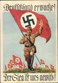 Third reich militaria offered by longtime collector specializing in afrika korps tropical headgear, panzer, waffen ss, luftwaffe, kriegsmarine, heer headgear, awards, medals, edged weapons, posters,. Artist Postcard Germany Erwache Der Sieg Ist Uns Akpool Co Uk