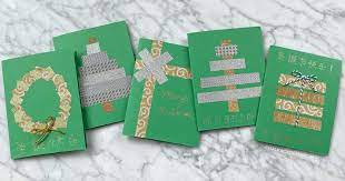 Draw a heart shape on a piece of scrap card. 6 Easy Washi Tape Christmas Cards That You Can Make With Kids