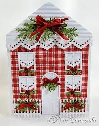 Have you ever played a card game then decided to see how high you could stack the cards? Christmas House Card Christmas Cards Handmade Christmas Cards To Make Christmas Cards