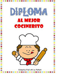 Y si tienes la suerte. Diploma Recetas De Cocina Para Ninos Ninos Cocinando Escuela De Cocina