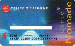 Ecard nomade caisse d ?pargne. Carte Bancaire Caisse D Epargne Carte Nomade Caisse D Epargne France Col Fr Gm 0013 01
