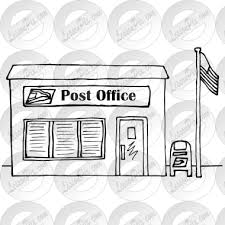 Post Office Outline Fish Outline Christmas Tree Outline Tree Outline