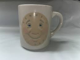 Denny’s Logo DENNY’S TIL DAWN Moon Pancake Face Coffee Mug Restaurant Diner 