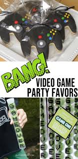 Buy today & save plus get free shipping offers on all party supplies at orientaltrading.com Video Game Party Favors Best Party Favors For A Video Game Theme P Video Game Party Favors Video Game Birthday Party Decorations Diy Video Game Birthday Party