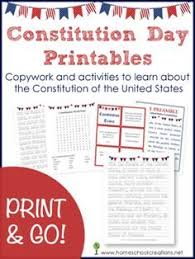 Free Constitution Day Printables And Activities Constitution Day 3rd Grade Social Studies Constitution Activities