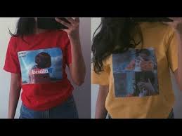 How To Put Pictures On T Shirts Without Transfer Paper Youtube In 2020 Diy Shirt Printing Diy T Shirt Printing Diy Graphic Tee