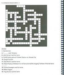 We did not find results for: Yankees Crossword Puzzle Trivia Book