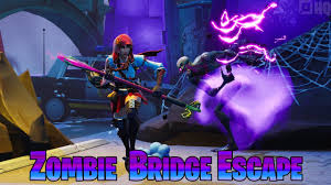 A zombie apocalypse so bad they made a new map! Zombie Bridge Escape Jacktheripperjm Fortnite Creative Map Code