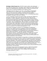 Untitled Montaigne Studies