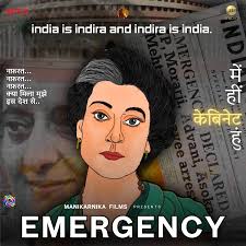 RV#2 EMERGENCY MOVIE (by @kanganaranaut @manikarnikafilms) . Emergency is a  2025 Indian biographical drama film directed and produced by Kangana  Ranaut. It portrays the life of former Indian Prime Minister Indira Gandhi