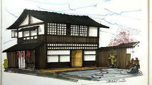 This is where people relax, sip a hot cup of tea, watch some tv, and enjoy each other's company. Traditional Japanese House Sketch Youtube