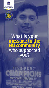 National University’s Pagdiriwang sa Kalye Jhocson celebrated the Bulldogs’  success, spotlighting Leo Ordiales’ exceptional performance in UAAP Season  87 Men’s Volleyball., Let’s go, Bulldogs! 💛💙, ...