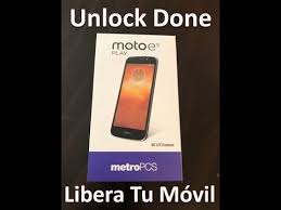 If available, this setting should only be selected if experiencing service issues in locations that offer multiple network. Liberar Unlock Moto E5 Play Xt1921 3 All Metropcs Models Youtube
