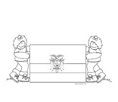 En el perú, cada 7 de junio se conmemora al escolares felices en homenaje a símbolo patrio en el que participaron personalidades como pablo de la flor, director de la autoridad nacional para la. Bandera Del Ecuador Para Colorear